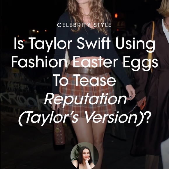 Plaid Mini Skirt with Black Crop Top - Picture 6 of 7